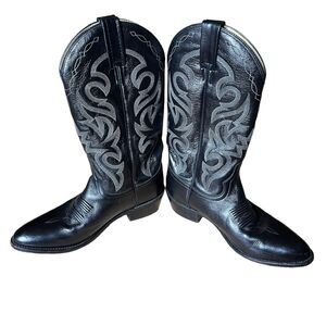 Dan Post Men's Mignon Leather Cowboy Boots - Milwaukee - Black DP2110R Size 8.5D